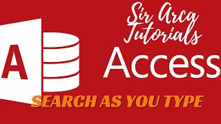 Search as you type function in MS ACCESS | MS Access Tutorials - Taglish