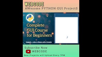 Python Projects | 👌 Awesome Python GUI Projects