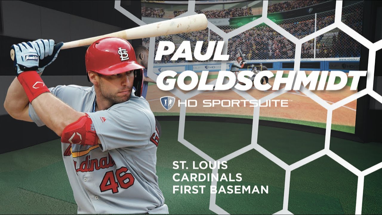 Paul Goldschmidt Gives a Tour of his HD Simulator Room - HD SportSuite