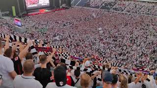 4k Euro League Finale Eintracht vom Main Frankfurt Public Viewing 18.05.2022 Gänsehaut SGE