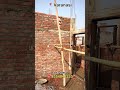Brickwork & Lintel Beam Construction Process | Perfect Wall Leveling, Reinforcement & Casting