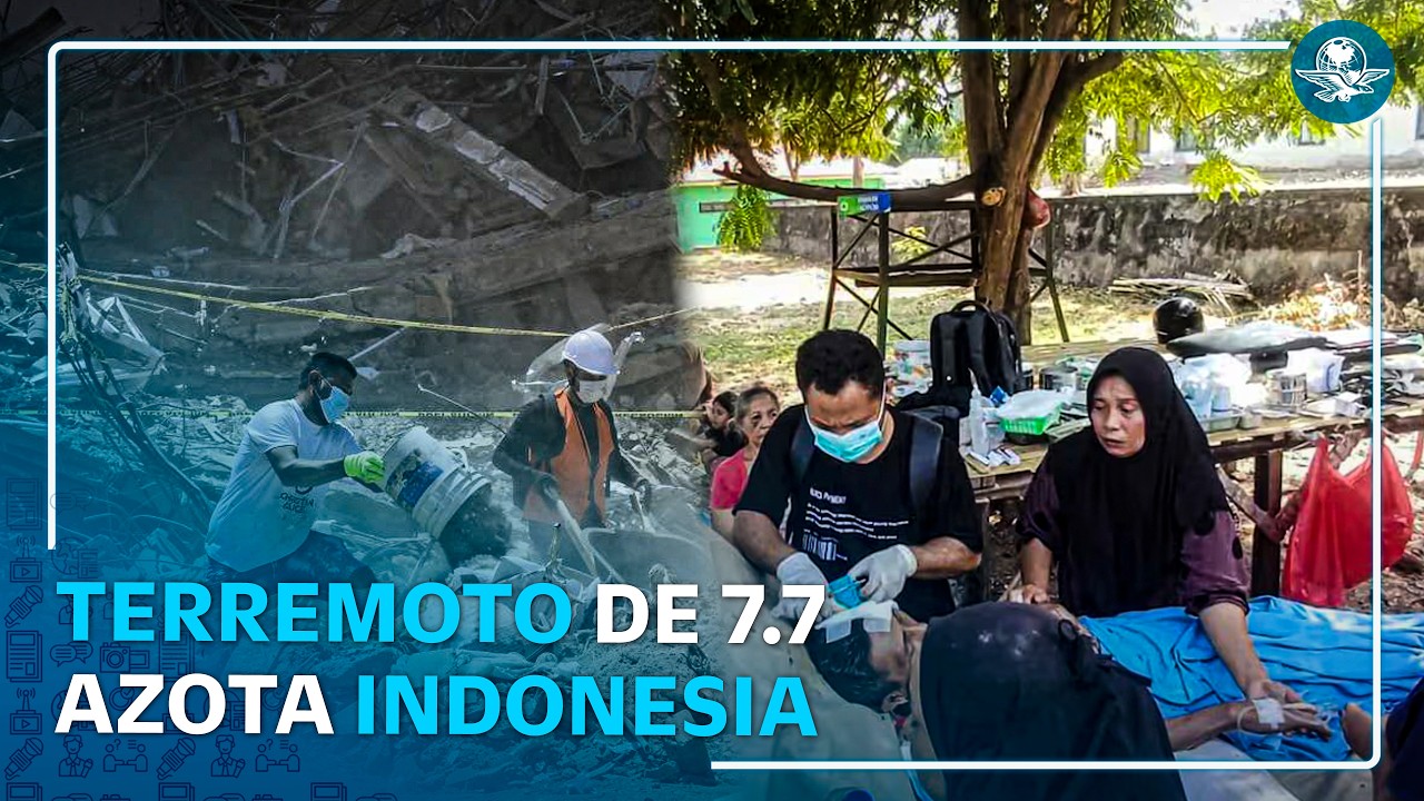 Miniatura de YouTube: Terremoto en Indonesia suma 40 fallecidos; equipos de rescate buscan sobrevivientes