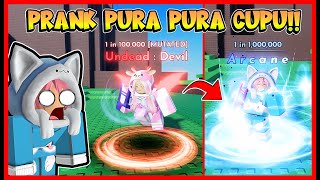 ATUN PRANK MOMON PURA2 NOOB DI GAME SOL RNG !! MOMON KETIPU !! Feat @sapipurba Roblox