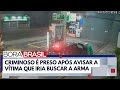 PM prende ladrão que foi &quot;buscar arma&quot; para assaltar posto de gasolina I Bora Brasil