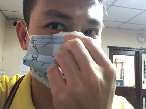 D.I.Y ทำหน้ากาก ป้องกันฝุ่น pm 2.5 หน้ากากธรรมดา เทียบเท่า n95