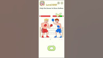 Dop 2 (Delete One Part) Level - 2969 Help the boxer in blue clothes #shorts #shortsfeed #viralshorts