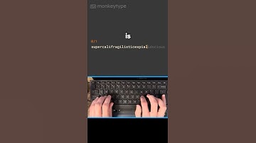 Kunt u dit woord in 2 SECONDEN typen?