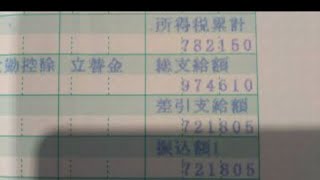 給与明細 日本製粉の20台後半男性の給料