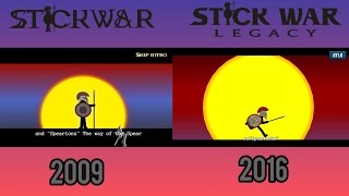 Stick War Vs Stick War: Legacy Intro Comparison screenshot 4