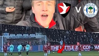 Cheltenham Town Vs Wigan Athletic | good performance as Cheltenham get a point | Matchday vlog