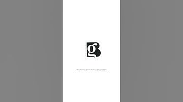 G B monogram logo logomark design process created by @anhdodes - @logoadoni - Anh Do - logo designer