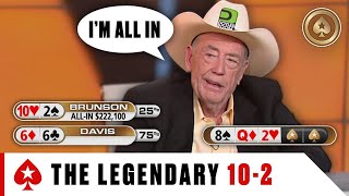 DOYLE BRUNSON Hand: Best of TEN-DEUCE ♠️ Best of The Big Game ♠️ PokerStars screenshot 4