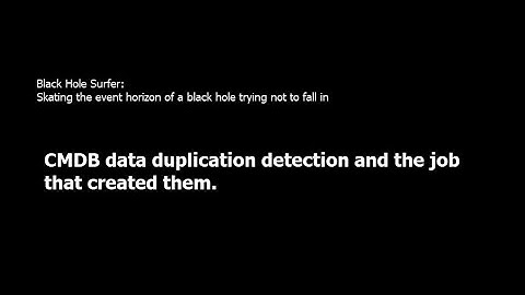 CMDB data duplication by Reconciliation Identity in the same dataset.