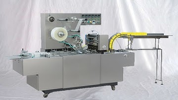 Small boxes overwrapping machine fully automatic 3D overwrapper equipment cajas de embalaje