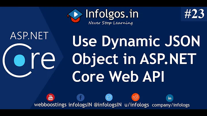 How to use Dynamic JSON Parsing in ASP NET Core Web API | Infologs