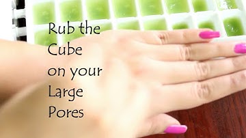 Get Rid of LARGE PORES| TIGHTER, YOUNGER LOOKING SKIN just at your Home naturally