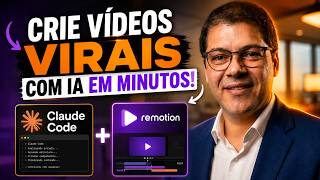 Como gerar vídeos animados com IA sem programar nada (Claude Code + Remotion)