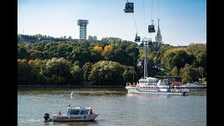 Учения на канатной дороге «Лужники-Воробьёвы горы»