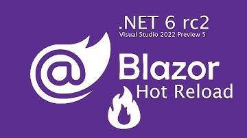 Blazor Wasm Standalone Hot Reload .NET 6 RC2 Visual Studio 2022 Preview 4 Kestrel