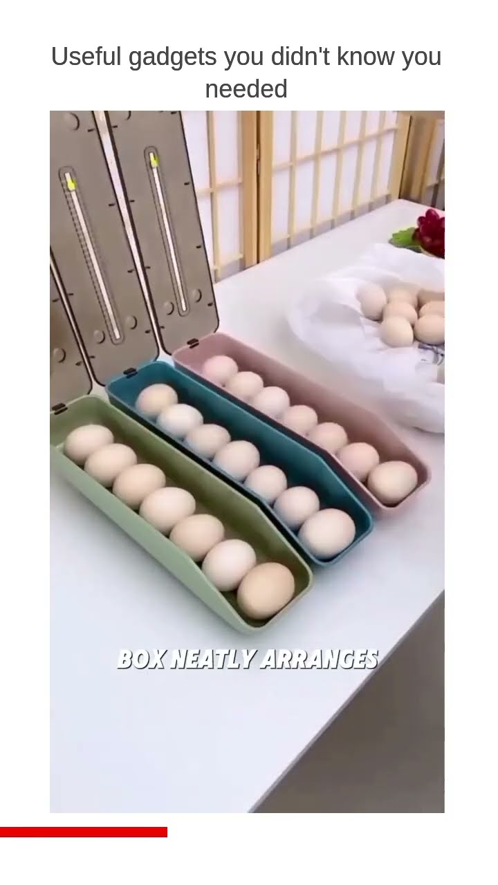 Product link in Bio Stackable design to help maximize your space without crushing any eggs
