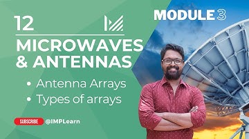 Antenna arrays | types of arrays | Microwaves & Antennas | Module 3 | Lecture 12