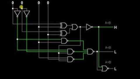 2 bit comparator circuit Tutorial - Basic Electronics