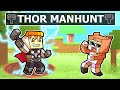 Minecraft Manhunt but I&#39;m Thor