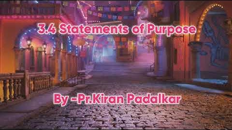 12th English 3.4 Statement of Purpose part 1