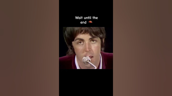 Wait until the end #beatles
