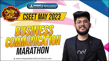 आरंभ Batch | BUSINESS COMMUNICATION MARATHON |  CSEET May 23