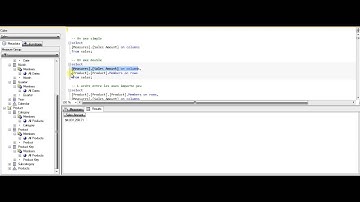 SSAS: Introduction MDX (Axes)