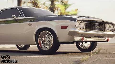 Dodge Challenger Automotive Rendering (UE4 RTX)