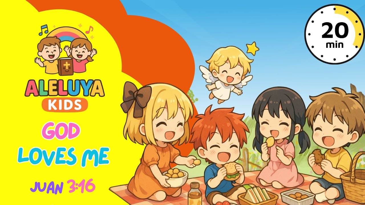 God Loves Me! | Kids Worship Songs with Lyrics | Fun Christian Music for Children