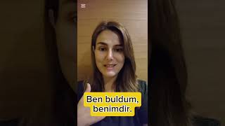 İngilizce Deyimler Finders Keepers, Losers Weepers. Ben Buldum Benimdir.