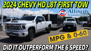 2024 Chevy Silverado 3500 Gas L8T V8 & 10 Speed Allison First Tow: Does It Outperform Ford And RAM?