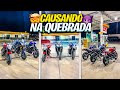 Tracer 900 e xj6 causando na quebrada 