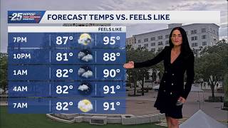 Impact scattered rain and storms to start the wok week