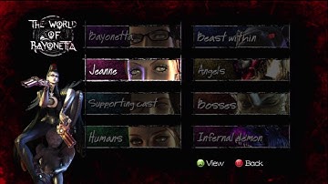 Bayonetta - Extra 3 - Gallery: Character Models (Jeanne)