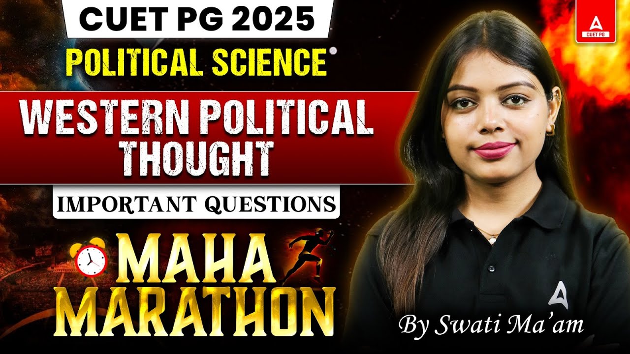 Western Political Thought | CUET PG Political Science 2025 | Maha ...