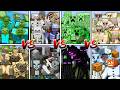 ALL MUTANT MOBS TEAM TOURNAMENT in Minecraft Mob Battle