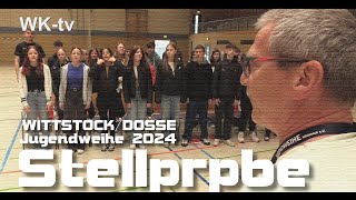 Jugendweihe Wittstock 2024 - Die Stellprobe