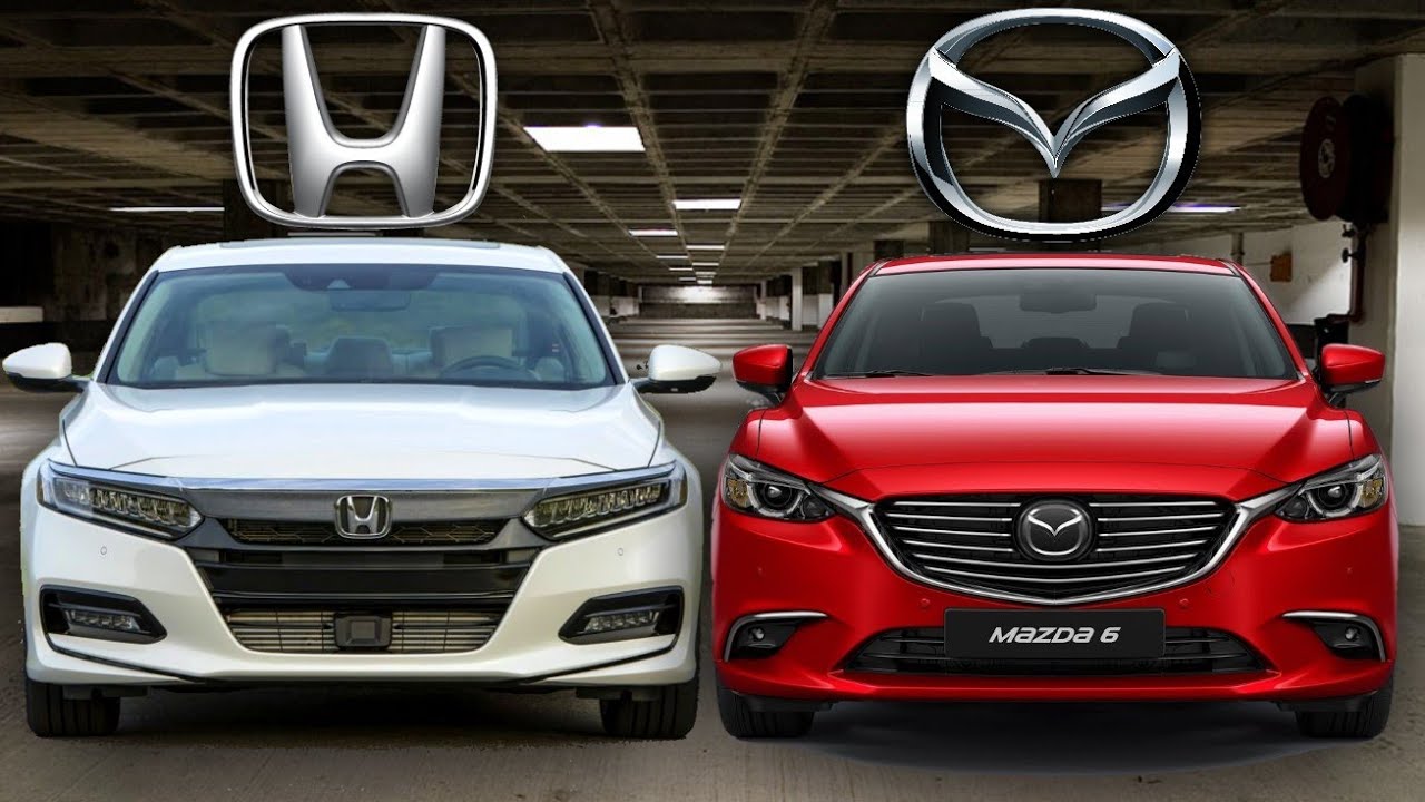 2019 Mazda 6 Sedan Vs Honda Accord Exterior Interior Drive