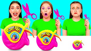 Big, Medium and Small Plate Challenge | Kitchen Battle with Food by GoFun Challenge