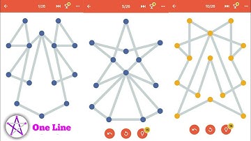 Level Pack 9 | 1,2,3,4,5,6,7,8,9,10 Easy Gameplay | One Line | Android Game