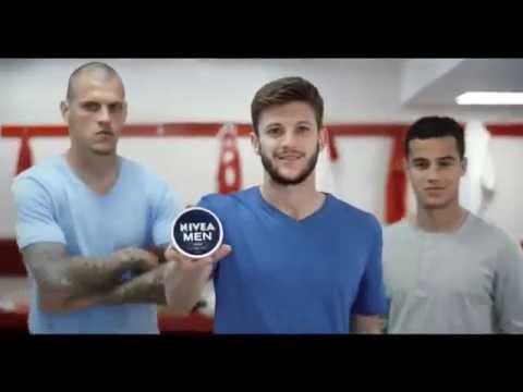 NIVEA MEN Creme, feat  LFC Lallana, Skrtel and Coutinho