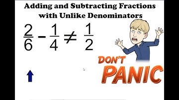 Adding and Subtracting Fractions with Unlike Denominators 5.NF.1