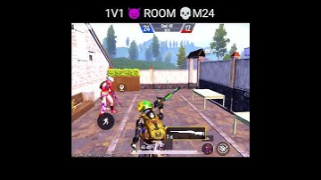 1v1 👻 M24 room #pubg #bgmi #shorts #shortsfeed #pubglive