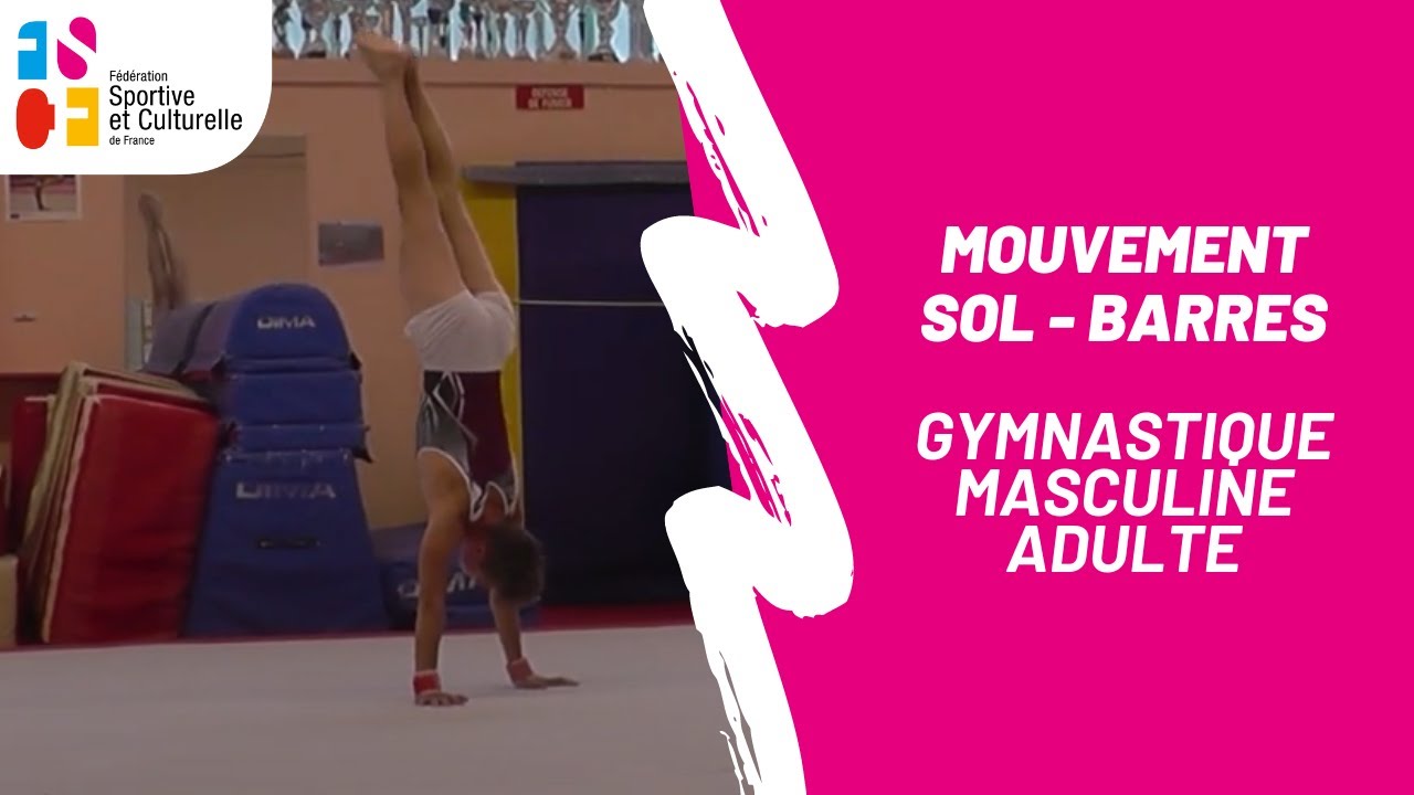 FSCF Gymnastique masculine : mouvements adultes sol-barres
