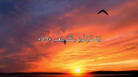 [هود: ٨٩-٩٠] القارئ: ياسر الدوسري