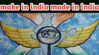 Aatmnirbhar bharat | Made in India | Make in India |Watercolor painting | Indian at works #art #soni screenshot 4